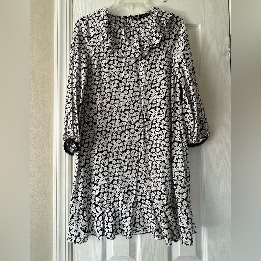 NWOT Zara Floral Print Mini Dress, size S
